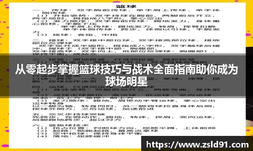 从零起步掌握篮球技巧与战术全面指南助你成为球场明星