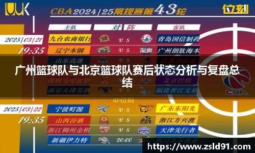 广州篮球队与北京篮球队赛后状态分析与复盘总结