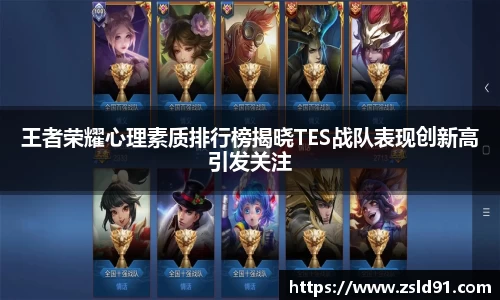 王者荣耀心理素质排行榜揭晓TES战队表现创新高引发关注